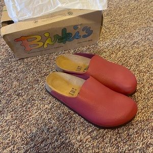 Red Provence Birkenstocks